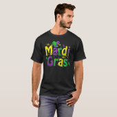 Mardi Gras Cute Carnival Fat Tuesday Funny_6 T-shirt (Voorkant volledig)