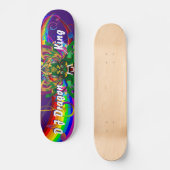 Mardi Gras D. J. Dragon King Uitzicht, alsjeblieft Skateboard (Voorkant)