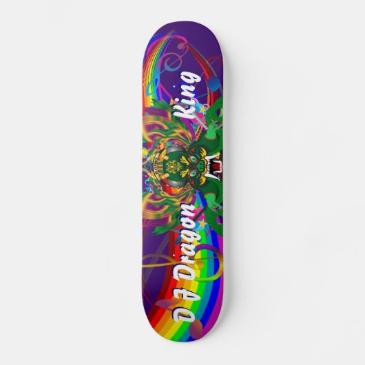Mardi Gras D. J. Dragon King Uitzicht, alsjeblieft Skateboard (Voorkant)