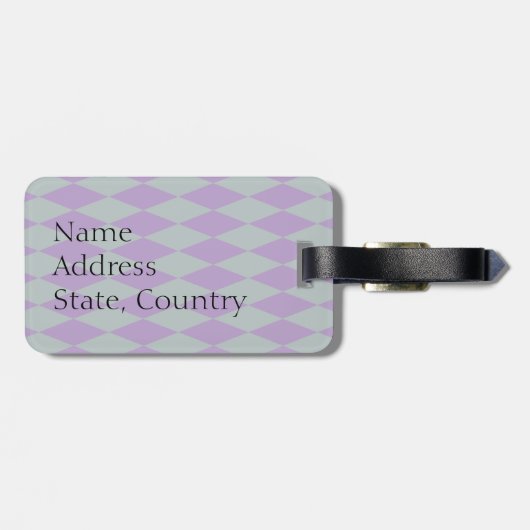 Mardi Gras Dalmatian Bagagelabel (Achterkant horizontaal)