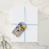 Mardi Gras Dalmatian Cadeaulabel (Met Touw)
