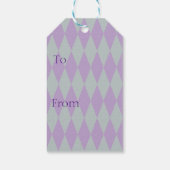 Mardi Gras Dalmatian Cadeaulabel (Achterkant)