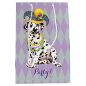 Mardi Gras Dalmatian Medium Cadeauzakje (Voorkant)