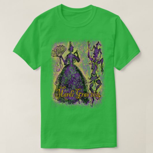 Mardi Gras Dance T-shirt (Design voorkant)