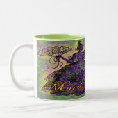 Mardi Gras Dance Two-Tone Coffee Mok (Links)