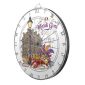 Mardi Gras Dartbord (Voorkant Rechts)