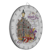 Mardi Gras Dartbord (Voorkant Links)