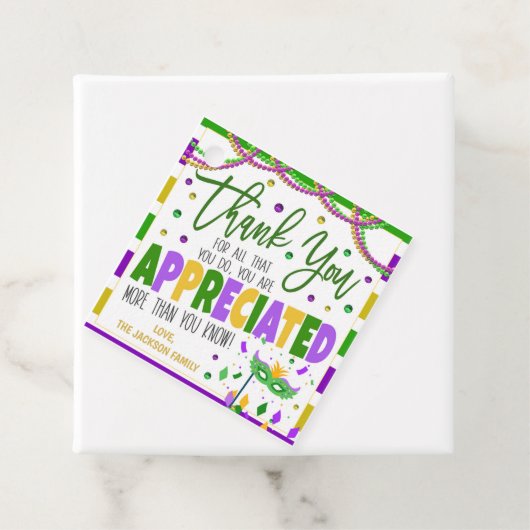 Mardi Gras Day Dank je Labels (In situ)