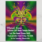 Mardi Gras De koningin Flyer (Voorkant)