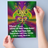 Mardi Gras De koningin Flyer (Hand)