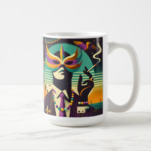 Mardi Gras De Rokkende Man Koffiemok