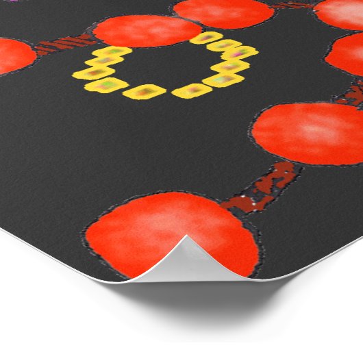 Mardi Gras Design 1 Poster (Hoek)