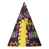 Mardi Gras Design Feesthoedjes (Achterkant)