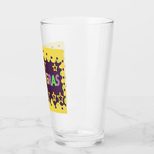 Mardi Gras Design Glas (Links)