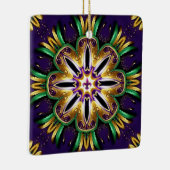 Mardi Gras Design Keramisch Ornament (Rechts)
