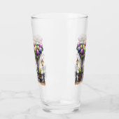 Mardi Gras Design Shaker Glas (Links)