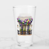 Mardi Gras Design Shaker Glas (Voorkant)