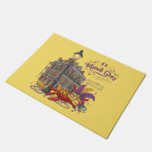 Mardi Gras Deurmat (Schuin)