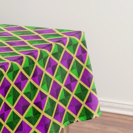 Mardi Gras Diamant Tafelkleed (Voorbeeld)