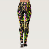 Mardi Gras Diamanten Pop Mode Kousen Leggings (Achterkant)
