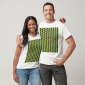 Mardi Gras Diamonds: Levendig feestelijk patroon T-shirt (Unisex)