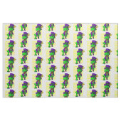mardi gras dinosaur grappig trex stof (Fat Quarter)