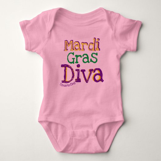 Mardi Gras Diva Ruffled Shirt 72marketing baby (Voorkant)