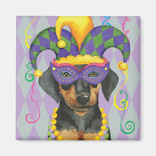 Mardi Gras Dobe Magneet