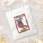 Mardi Gras Dog Bedankzakje (Geknipt)