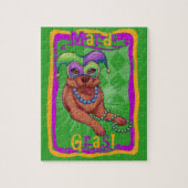 Mardi Gras Dog Legpuzzel (Verticaal)