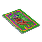 Mardi Gras Dog Notitieboek (Rechterzijde)