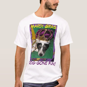 Mardi Gras Dog-OUT Fun T-Shirt