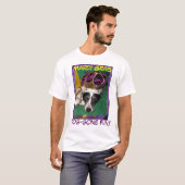 Mardi Gras Dog-OUT Fun T-Shirt (Voorkant volledig)