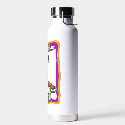 Mardi Gras Dog Waterfles (Links)