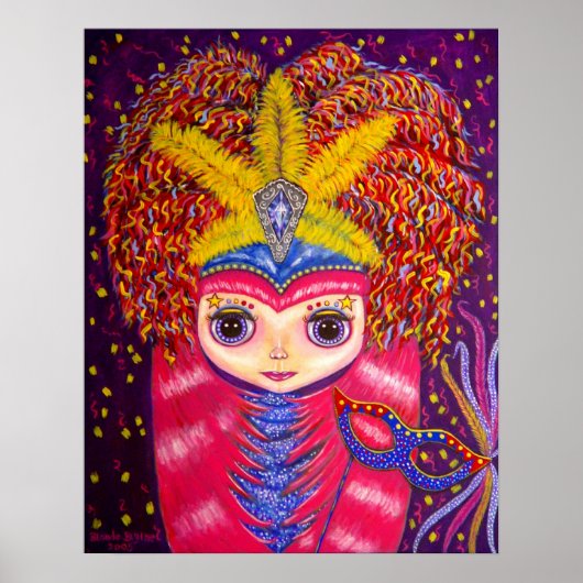 Mardi Gras Doll Poster (Voorkant)
