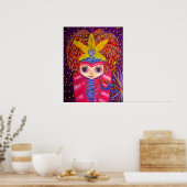Mardi Gras Doll Poster (Keuken)