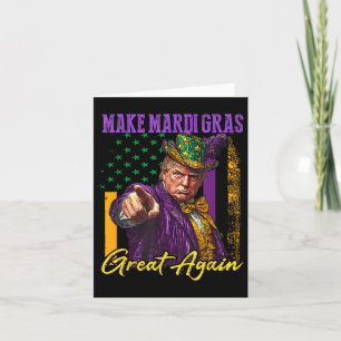 Mardi Gras Donald Trump Funny Mardi Gras Amerikaan Kaart