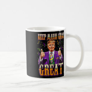 Mardi Gras Donald Trump opnieuw grote Amerikaanse Koffiemok