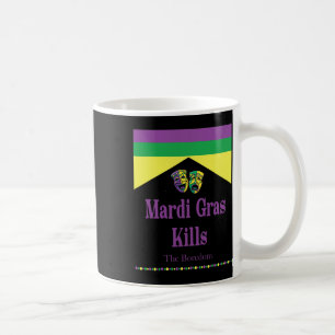 Mardi Gras doodt de verveling grappig Koffiemok
