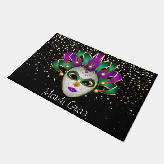 Mardi Gras Doormat Deurmat (Schuin)