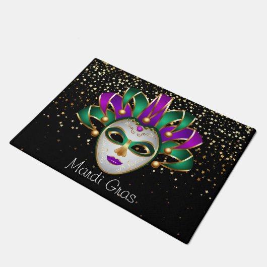 Mardi Gras Doormat Deurmat (Schuin)