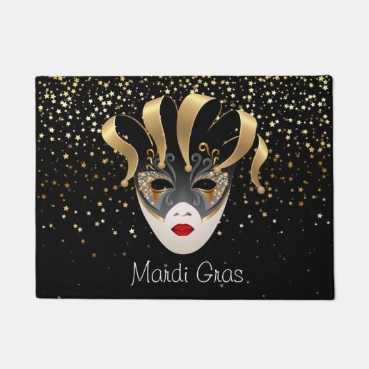 Mardi Gras Doormat Deurmat (Voorkant)
