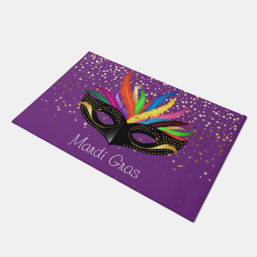 Mardi Gras Doormat Deurmat (Schuin)