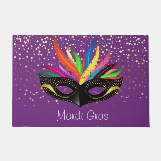 Mardi Gras Doormat Deurmat (Voorkant)