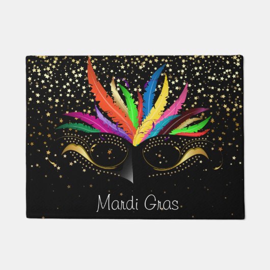 Mardi Gras Doormat Deurmat (Voorkant)