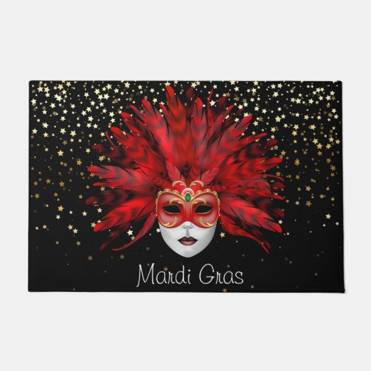Mardi Gras Doormat Deurmat (Voorkant)