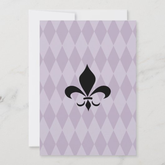 Mardi Gras Dress Shop Kaart (Achterkant)