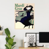 Mardi Gras Dress Up Poster (Thuiskantoor)
