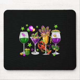 Mardi Gras Drink New Orleans Funny Costume Vrouwen Muismat