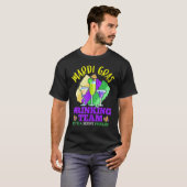 Mardi Gras Drinking Team, Drunk Carnival Parade Co T-shirt (Voorkant volledig)